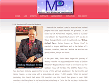 Tablet Screenshot of michaelpennministries.com